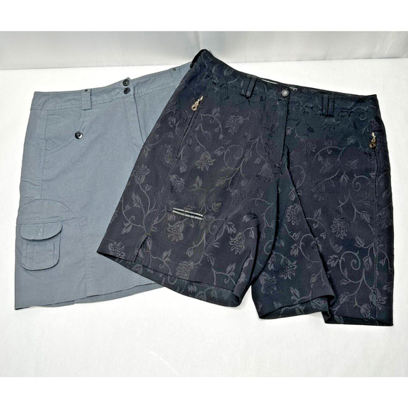 Jamie Sadock Sz 6 Hybrid Golf Skort Gray and Womens Size 6 Golf Shorts Lot of 2 - Picture 1 of 16